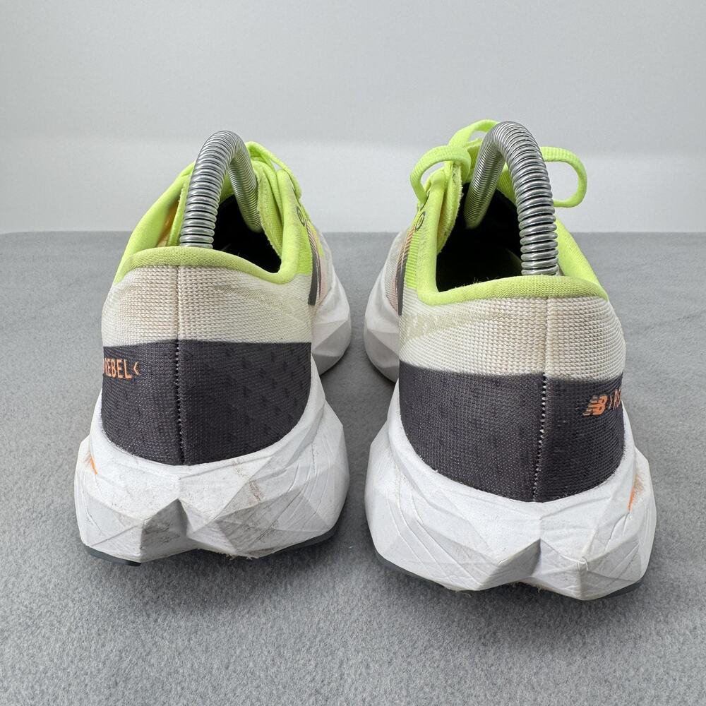 New Balance FuelCell Rebel v4 Womens 9 WFCXLA4 Lime Running Shoes - Picture 4 of 8